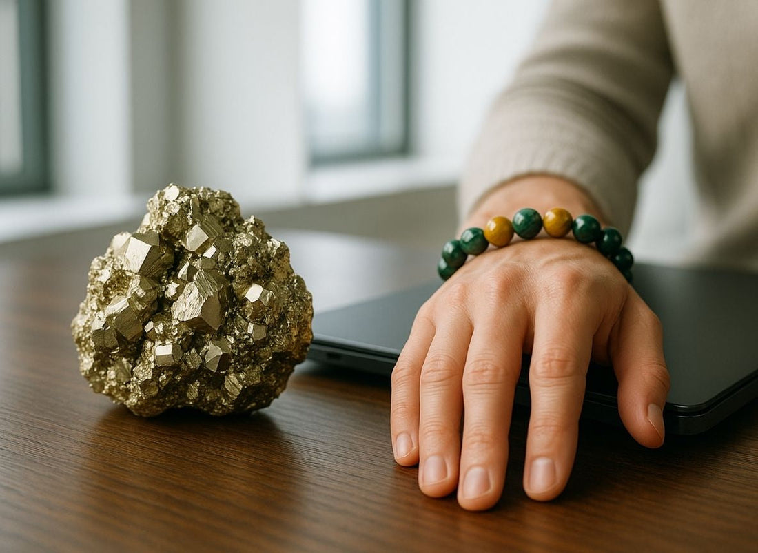 Pyrite stone for money